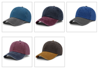 Gorra de Béisbol Vintage con Logotipo Personalizado Bordado, Diseño Multicolor en Bloques, Estilo Deportivo con Lazos