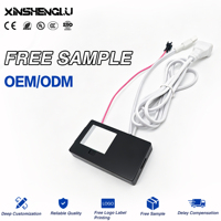 Interruptor Táctil Inteligente con Sensor de Movimiento y Memoria CCT, Inductivo, con Pantalla LCD, XSL AC 90-240V DC12V 5A 60W IP21, con Fuente de Alimentación, para Espejo