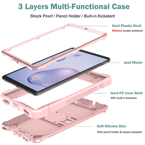 Étuis antichoc <span class=keywords><strong>pour</strong></span> <span class=keywords><strong>tablette</strong></span> 3-en-1 <span class=keywords><strong>pour</strong></span> <span class=keywords><strong>Samsung</strong></span> Galaxy Tab a 8.4 pouces (2020)T307/T307U avec support Durable Cover - Product Image 5