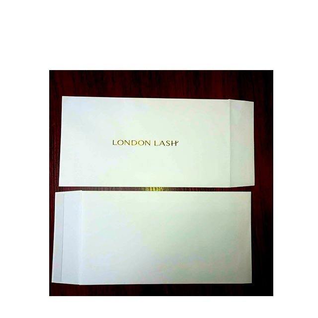 Personnalisé a4 a5 c5 blanc kraft papier emballage feuille d'or logo gousset post enveloppe personnalisée pour l'expédition