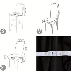 Housses de <span class=keywords><strong>protection</strong></span> pour chaises de <span class=keywords><strong>salle</strong></span> à <span class=keywords><strong>manger</strong></span> en cuir PU, imperméables, anti-huile, extensibles, imprimées, designs personnalisés pour <span class=keywords><strong>salle</strong></span> à <span class=keywords><strong>manger</strong></span> et salon - Product Image 3