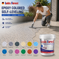 Peinture de sol liquide époxy auto-nivelante écologique avec sable coloré, couleur personnalisée, imitation marbre, revêtement de sol en béton