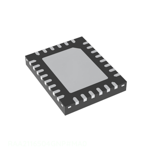 28 VFQFN Placa Exposta RAA2116504GNP # MA0 Componentes Electrónicos Originales en Línea, Gestión de Energía (PMIC), Circuito Integrado REG BUCK ADJ 5A 28QFN - Product Image 1