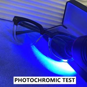 Lunettes Photochromiques Homme Anti-Lumière Bleue Uv400 Ordinateur Extérieur Charnière à Ressort Tr90 Anti-Reflet - Product Image 4