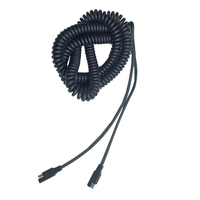 Câble d'extension spiralé SAE 2 broches pour chargeur de batterie de camping-car, tracteur, panneau solaire, moto