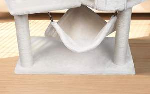 ต้นไม้แมวแบบโมเดิร์นขนาดกลาง ทำ<span class=keywords><strong>จ</strong></span>ากไม้ วัสดุกระดาษใยไซซอล พร้อมคอน<span class=keywords><strong>โด</strong></span>แมวและเปลญวนขนาดให<span class=keywords><strong>ญ</strong></span>่ บรรจุในกล่อง  ที่ลับเล็บแมว - Product Image 4