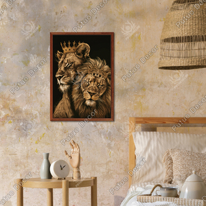 งานศิลปะติดผนังไม้ลายเสือแบบแอฟริกัน แผ่น<span class=keywords><strong>ไม้</strong></span>ตกแต่งผนังสไตล์เรียบง่ายสำหรับตกแต่งบ้าน - Product Image 4