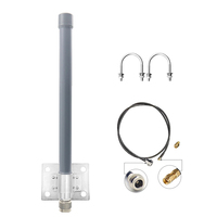 Antenne de brouilleur anti-drone en fibre de verre omnidirectionnelle étanche de type noir signal FPV500MHz 600MHz 700MHz 800MHz 900MHz
