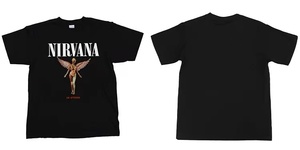 <strong>NIRVANA</strong> band Kurt Cobain rock Oasis <strong>Nirvana</strong> vintage thrift store short-sleeved T-shirt for men - Product Image 3