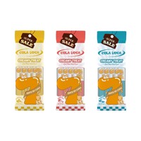 Pâte nutritionnelle pour chats adultes, saveurs poulet et thon, en sacs, vente en gros, pour le commerce transfrontalier