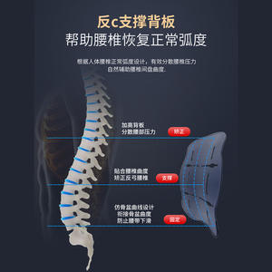 เข็มขัดพยุงหลังแบบดึงเชือก ลั่วไม่๋อ ไซส์ SML อุปกรณ์ทางการแพทย์สำหรับยึดตรึงเอวหลังผ่าตัด - Product Image 3