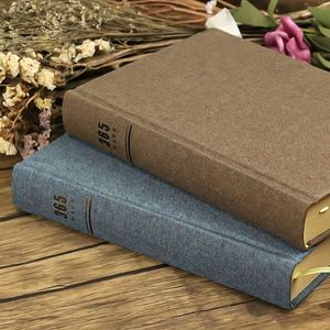 สมุดบันทึกปกหนังขนาด A5 พร้อมหน้ากระดาษเปล่า 365 วัน สำหรับวางแผนงานประจำปี ปกแข็งแบบสั่งทำพิเศษ เข้าเล่มแบบเย็บกี่ - Product Image 4