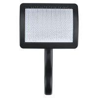 Brosse de toilettage pour animaux Soluna, peigne à picots autonettoyant à dents fines, outil de démêlage en ABS avec poils en acier inoxydable
