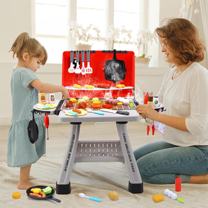 Pretend Play <b>Kitchen</b> Little Chef Play Cooking <b>Set</b> Realistic Smoke <b>Toy</b> Kids BBQ Grill Play <b>Toy</b> - Product Image 5