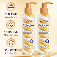 Lotion corporelle au collagène SADOER, raffermissante, anti-âge, texture guimauve, hydratante, peau lisse et douce