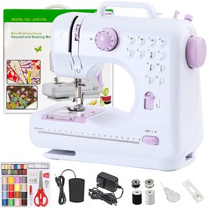 Machine à <span class=keywords><strong>coudre</strong></span> électrique portable 202 201 pour perruques, mini <span class=keywords><strong>surjeteuse</strong></span> domestique avec table d'extension manuelle et moteur pour usage domestique - Product Image 4