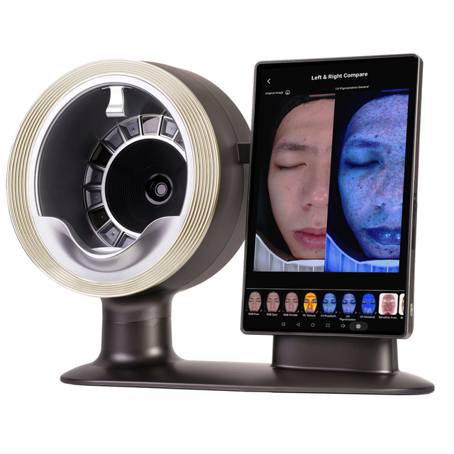 10 Multispectral Professional AI Beauty Skin Analysis Machine 3D Scanner Home Use Facial Skin Analyzer Detector for Salon