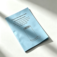 Brochure imprimée en couleur personnalisée avec reliure piquée à cheval, impression de livrets explicatifs clairs pour guide de démarrage rapide des appareils électroménagers
