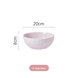 Ceramic Underglaze Plant Peach Blossom <b>Pink</b> Bone China Tableware Bowl Dish Set <b>Microwave</b> Safe Dishwasher Safe Household 2024 New - Product Image 6