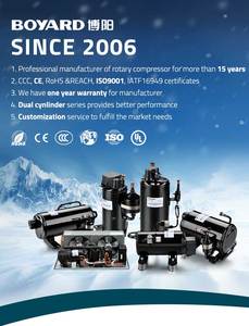 <strong>BLDC</strong> <strong>48V</strong> Twin Rotary Refrigeration <strong>Compressor</strong> Khsd300z48 for Commercial Walk Cold Storage Room - Product Image 4