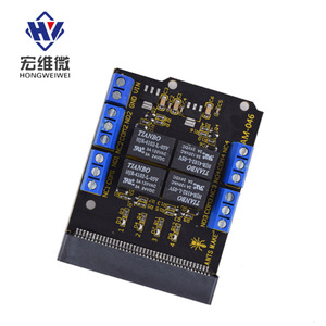 ฮงเว่ย ไมโครรีเลย์บอร์ดขยายสัญญาณ 4 ช่อง 5V ทริกเกอร์ระดับสูงสำหรับไมโครบิต - Product Image 1
