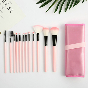 2024 directo de fábrica ODM juego de brochas de maquillaje mango largo buena calidad 12 Uds brochas cosméticas portátiles estuche de belleza bolsa precio <span class=keywords><strong>barato</strong></span> - Product Image 3