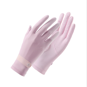 المرأة الصيف الشمس المضادة للأشعة فوق البنفسجية قفازات حماية تنفس اللمس شاشة غير زلة القيادة كاملة اصبع قفازات - Product Image 1