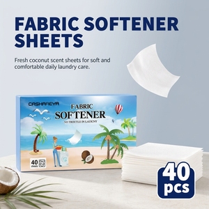 Hojas Suavizantes <span class=keywords><strong>para</strong></span> <span class=keywords><strong>Secadora</strong></span> de Ropa, Desechables, con Aroma Duradero, No Dañinas, Antiestáticas, Reducen las Arrugas - Product Image 1
