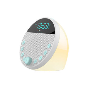 Hot Sale <strong>Recording</strong> <strong>Alarm</strong> <strong>Clock</strong> Has a Speaker With a White Noise Machine and 18 Natural Music Support for Custom Sleep Lights