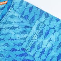 Chemises de pêche à manches longues pour hommes en gros, SPF 50, respirantes, tricotées, grande taille, style décontracté, impression par sublimation, série de tournois