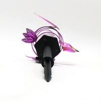 Lampes solaires LED d'extérieur en forme de flamant rose en fer avec boule de verre craquelé pour allée, route et aménagement paysager - Produits solaires Chine