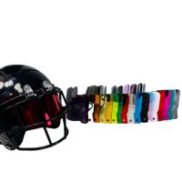 Visières décoratives de casque de football américain de collection, taille réelle, comme cadeau promotionnel