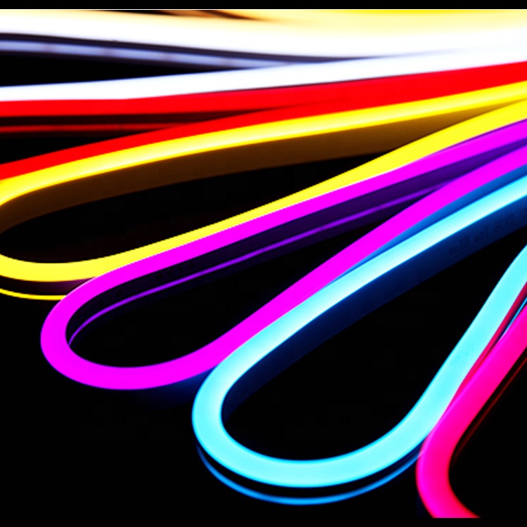 Профильная светодиодная лента для наружного украшения, водонепроницаемое неоновое освещение на Рождество