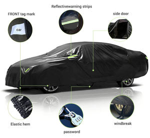 Housse de voiture imperméable et répulsive Pirus 30 avec logo - Product Image 5