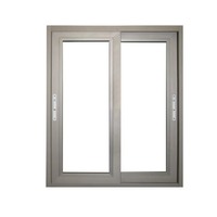 Fenêtre coulissante moderne à triple rail en alliage d'aluminium à double vitrage, rideau suspendu coupe-vent en acier inoxydable pour écran pliant
