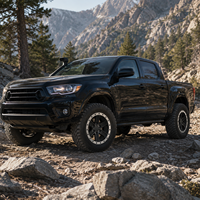 Jantes en alliage d'aluminium AL 17 pouces Flow Form, tout-terrain, 6x139.7 5x127, noir mat, pour Bronco Wrangler Raptor Land Cruiser