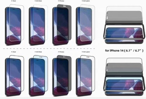 Protection d'écran en verre trempé 9H 3D 5D 6D 9D à couverture intégrale incurvée pour <span class=keywords><strong>iPhone</strong></span> 14 13 12 11 Pro Max Xs <span class=keywords><strong>Xr</strong></span> X 8 7 Mini – Vente en gros - Product Image 5