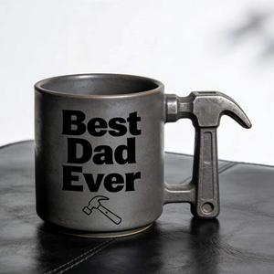 Taza de café de cerámica creativa para <span class=keywords><strong>el</strong></span> Día del Padre con mango de llave inglesa, taza 3D, regalo único de cumpleaños o Navidad para papá o <span class=keywords><strong>abuelo</strong></span>. - Product Image 3