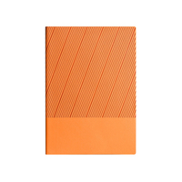 Carnet en cuir souple à motif diagonal PQ, journal personnalisé à couverture rigide en cuir, carnet en cuir personnalisé, vente en gros de carnets colorés