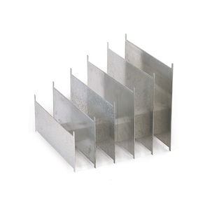 Fami Galvanized Vertical Dividers D365 H435 For <b>Brackets</b> Use - Product Image 1
