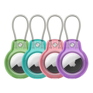 Custodia protettiva per <span class=keywords><strong>Apple</strong></span> Airtag AirTag supporto sicuro con cavo a filo, Air Tag custodia portachiavi per chiavi per bambini, bagaglio - Product Image 4