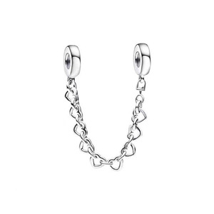 Chaîne de sécurité DIY HaYa en argent S925, connecteur de bijoux polyvalent couronne étoile lune minimaliste antidérapant - Product Image 5