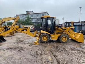 สภาพดี Caterpillar 420F CAT ต้นฉบับเครื่องจักรอเนกประสงค์รถแบคโฮหน้าตักล้อยางมือสอง - Product Image 3