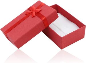 Rectangle Jewelry <b>Boxes</b> B Grade Quality Friendly Design Paper <b>Packing</b> Gift <b>Boxes</b> with Ribbon for Earrings Ring Necklace Pendant - Product Image 4