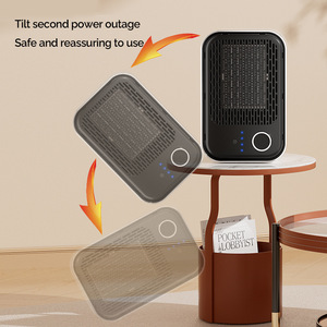 Nouveau radiateur de bureau 1600W haute puissance, télécommandé, à chauffage rapide, portable, souffleur d'air chaud silencieux, ventilateur chauffant pour la maison et le bureau, économie d'énergie - Product Image 4