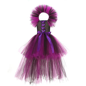 Conjunto <span class=keywords><strong>de</strong></span> Cosplay <span class=keywords><strong>de</strong></span> Reina Malvada <span class=keywords><strong>de</strong></span> plumas negras para niñas y niños, vestido <span class=keywords><strong>de</strong></span> tutú <span class=keywords><strong>de</strong></span> fiesta con cuernos y alas, <span class=keywords><strong>disfraz</strong></span> <span class=keywords><strong>de</strong></span> <span class=keywords><strong>bruja</strong></span> villana - Product Image 3