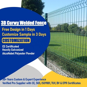 Home <strong>Outdoor</strong> Decorative 3D Curved <strong>Fence</strong> Welded Wire Mesh <strong>Fence</strong> <strong>for</strong> <strong>Outdoor</strong> Home Park Garden <strong>Fence</strong> - Product Image 2
