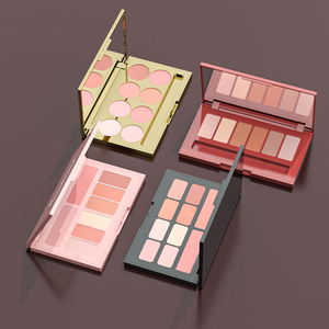 Bảng Phấn Mắt Rỗng Chất Lượng Cao Hình Vuông Hộp Phấn Mắt Nhỏ Gọn Màu Hồng Lớn Nhựa Tùy Chỉnh Giá Rẻ - Product Image 5