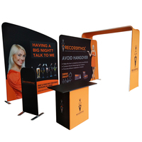 Stand de présentation modulaire style résistant, support d'exposition extérieure