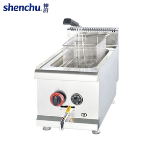Friggitrice a Gas da Tavolo a Cestello Singolo in Acciaio Inossidabile con Controllo Preciso della Temperatura SIT, 14L, Garanzia 1 Anno per Cottura Rapida - Product Image 1